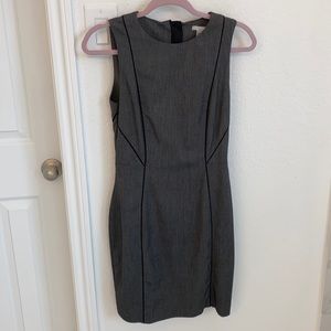 Grey and black work dress